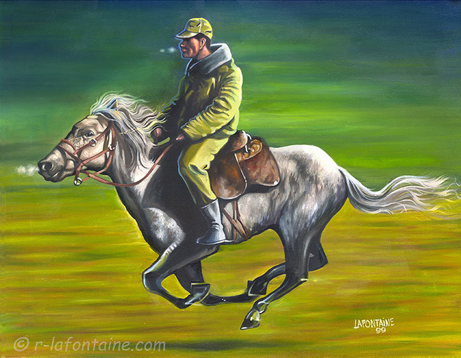 cheval au galop